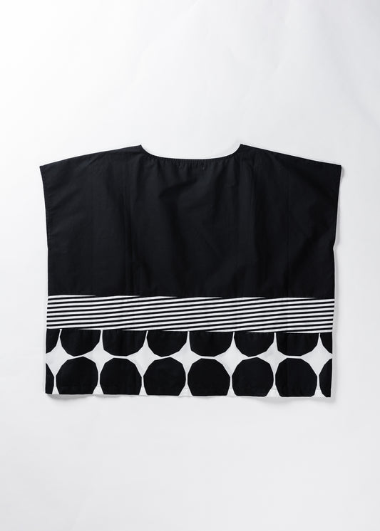 Dot design pattern Short pullover