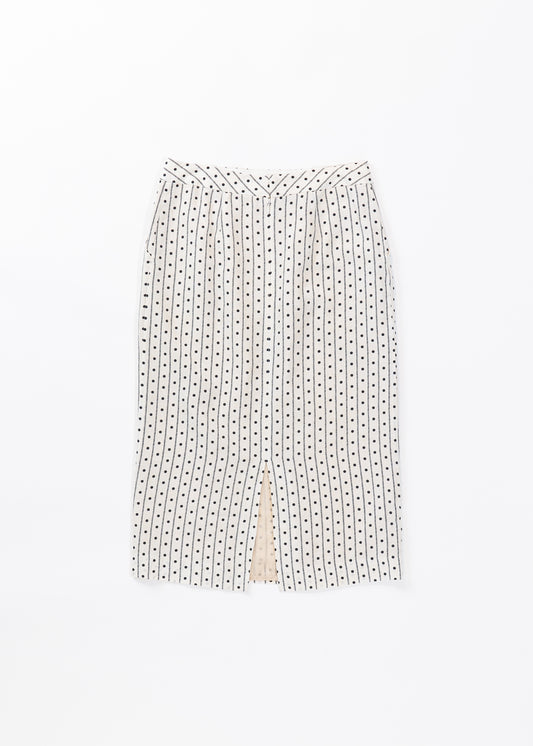 Geometric straight line skirt