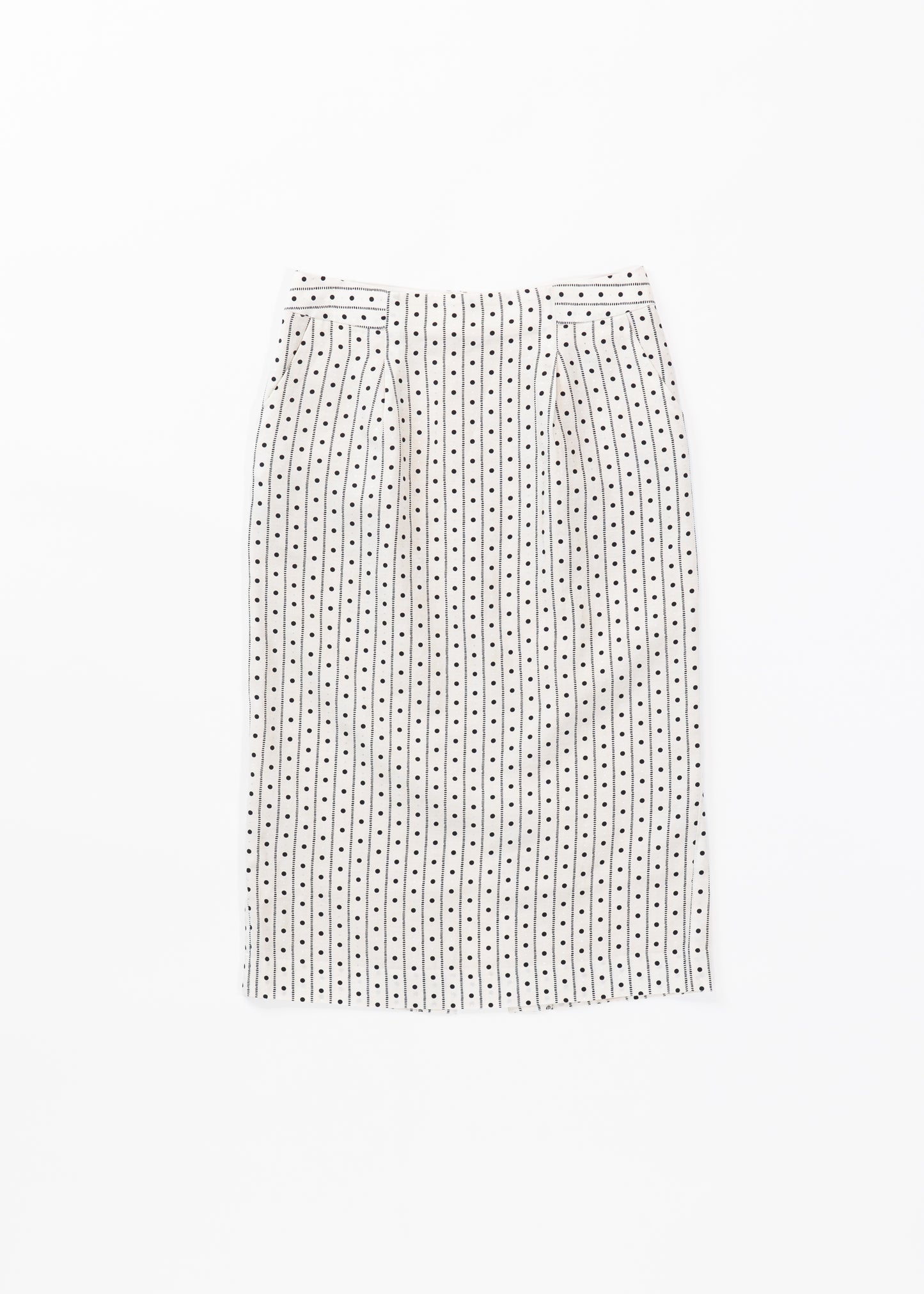 Geometric straight line skirt