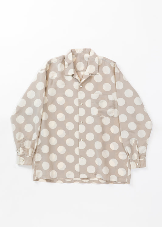 Soft fabric dots printed shirt