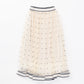 Tulle skirt with line on hem