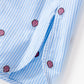 MOSCHINO / Short sleeves shirt dress with shell dot